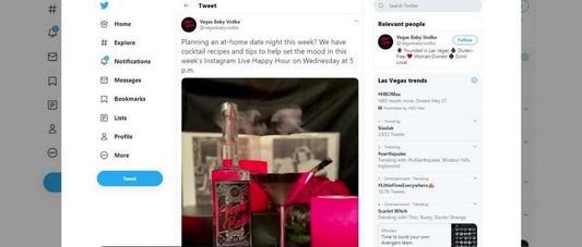 Virtual happy hour with Vegas Baby Vodka