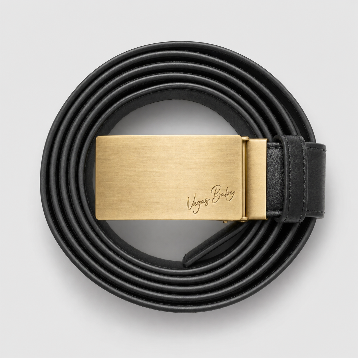 Vegas Baby Leather Belt