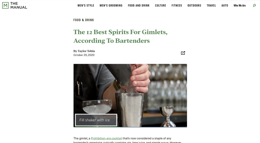 The 12 Best Spirits For Gimlets, According To Bartenders