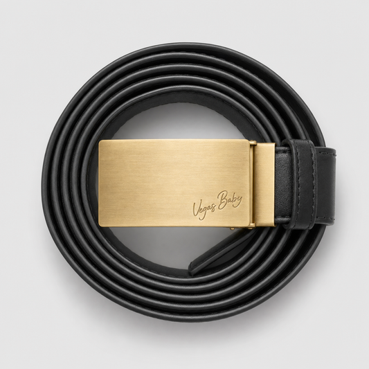 Vegas Baby Leather Belt